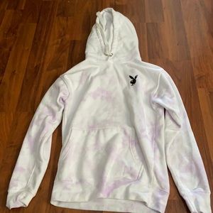 Lilac Tie-Dye Playboy Hoodie